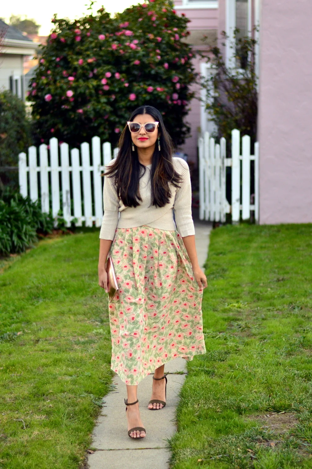 Beige wrap sweater online